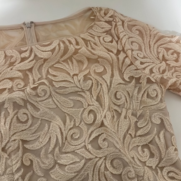 Carmen Marc valvo sequin embroidered dress - Picture 4 of 6